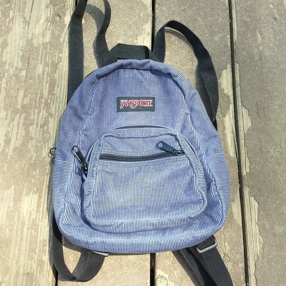 jansport mini backpack corduroy